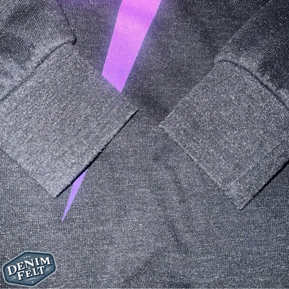 Aviator Nation Women’s Bolt Fade Sweatshirt in Black / Pink/Purple | PRELOVED🩷 - Picture 3 of 10